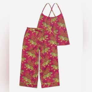 Printfresh NWT Bagheera Hot Pink Cropped Pj Set 2x